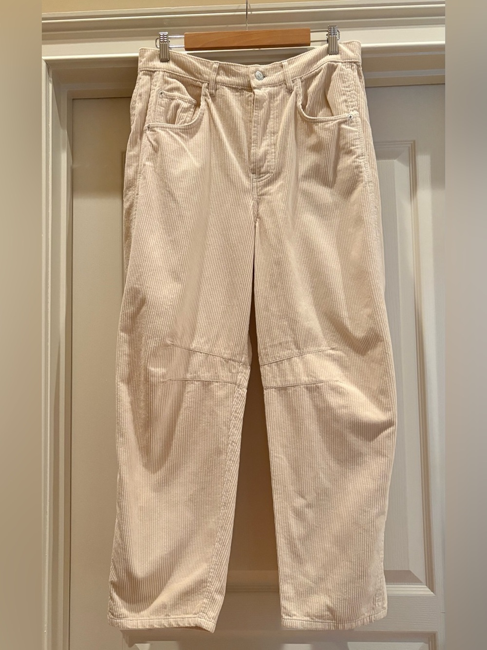 We The Free Good Luck Mid-Rise Cord Barrel Jeans - Picture 5 of 14